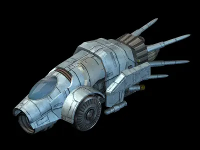 Spaceship 02 3D model
