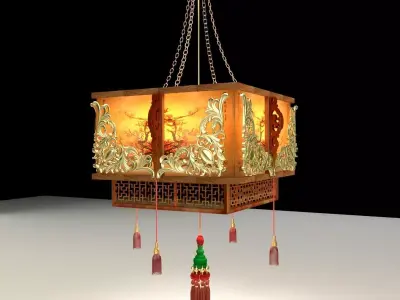 Chinese Palace Lantern 3D model