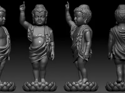 Buddha s birth  3D print model