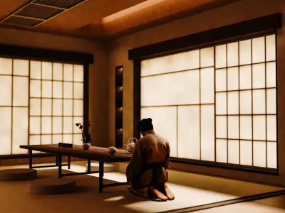 Japanese Dioramas rr 3D model