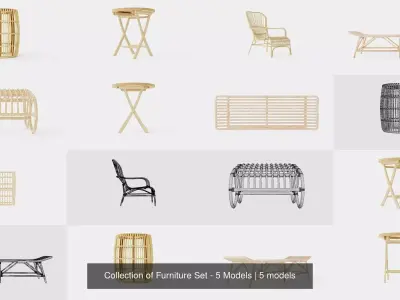 Collection of Furniture Set - 5 Models