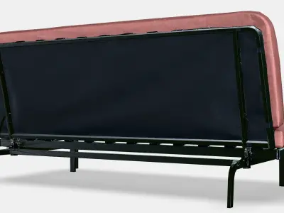 NYHAMN Cover for 3-seat sofa-bed 1 Low-poly 3D model