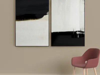 Photo Frame 225 Low-poly 3D model