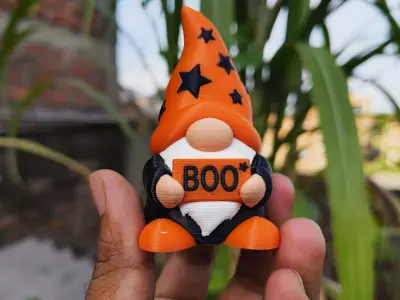 Halloween Special - Gnome Boo 3D print model