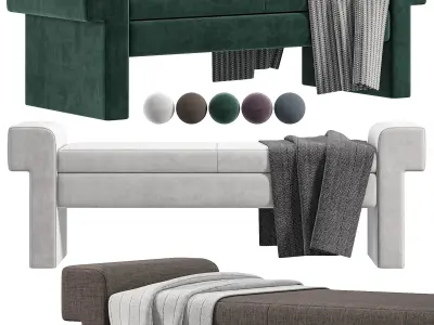 Jada Bench By Mgbwhome 3D model