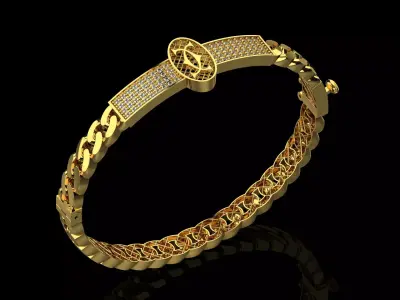 Elegant bracelet  3D print model