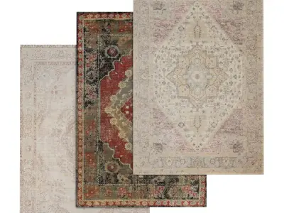Rug Set 597 3D model