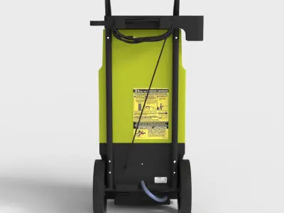 ELECTRIC PRESSURE WASHER Low-poly 3D model