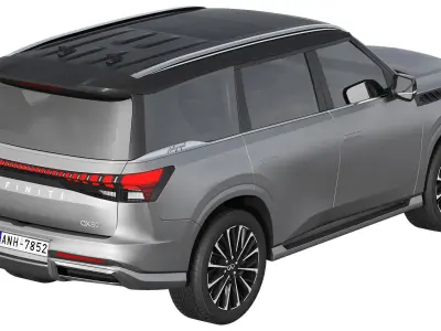 Infiniti QX80 2025 3D model