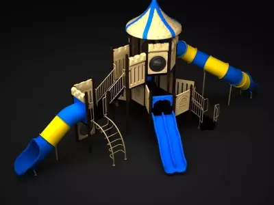 Outdoor Castle 3D model