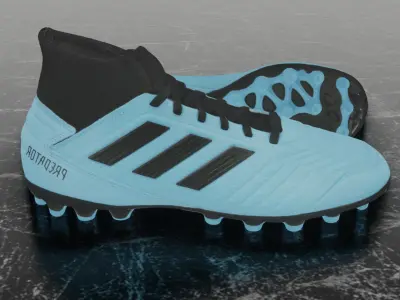 ADIDAS PREDATOR 193 3D SOCCER SHOES Low-poly 3D model