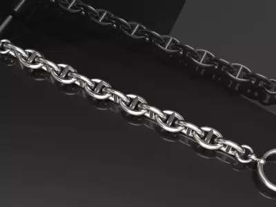 Hermes Chaine dancre bracelet 3D print model
