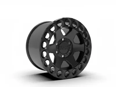 Matte Black Black Rhino Odessa Wheel Series Odessa wheel 3D print model