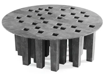 Oliver Gustav round coffee table 3D model