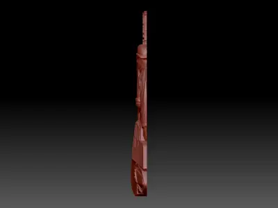 Excavator 3D print model