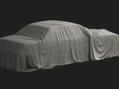 Ordinary Car Cover 02 3D model