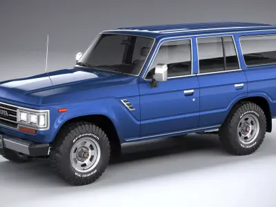 Toyota Land Cruiser J60 1988 3D model