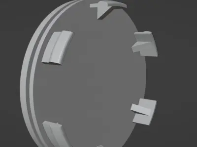 Wheel Cup Mazda for Car 3D print model