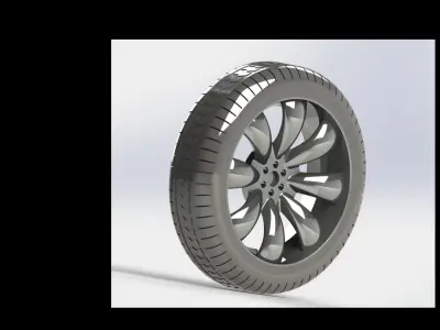 WHEEL car 3D model buy