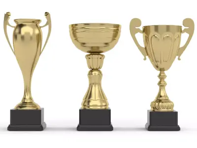 Cups Trophy 3D model 19