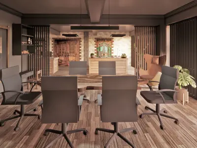 Office Design 3D model