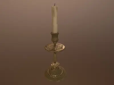 3D model Antique Lighting -PBR Game Ready Low-poly 3D model