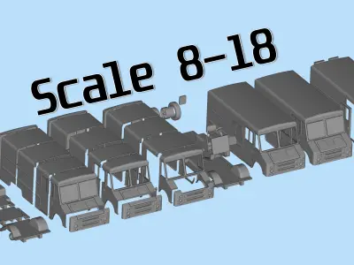 70s Chevy Step Van for 3D Printing STL 3D print model