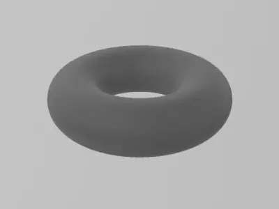Torus donut ring 3D model