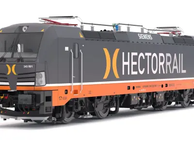 Siemens Vectron Hector Rail 3D model