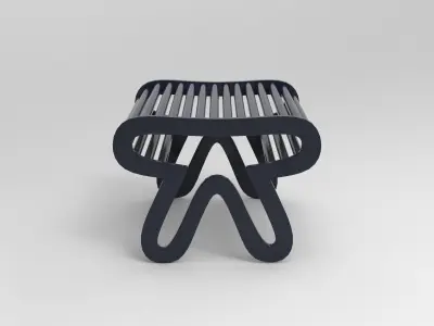 Fly Stool Low-poly 3D model
