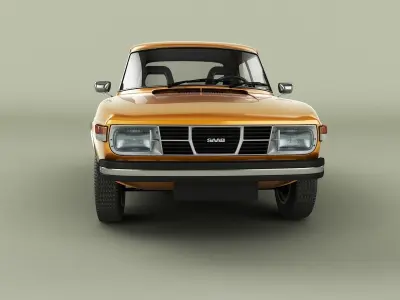 Saab 99 Combi Coupe 3D model