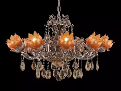 MD 89320-10-2 Osgona Chandelier 3D model