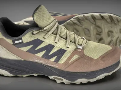 Womens Hiking Shoes Low-poly 3D model