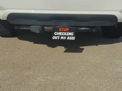 Stop Checking Out My Ass 3D print model