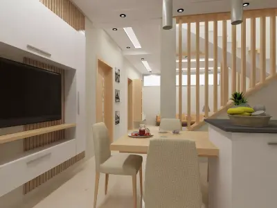sous sol villa 3D model
