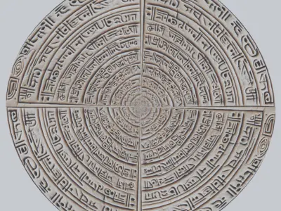 Ancient Bowl Free 3D model