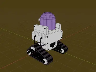 android   only mesh    no rig   no textures    only materials Free 3D model