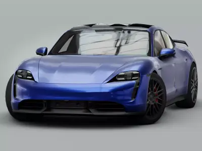 Porsche Taycan Turbo S 3D model