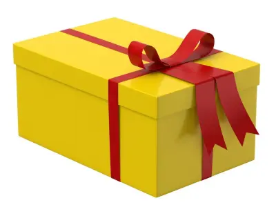 Gift box v2 3D model