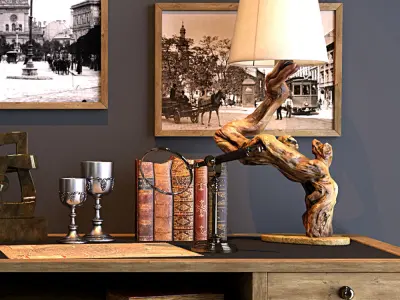 Decor set 01 3D model