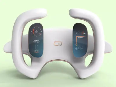 Steering concept - Q  3D model