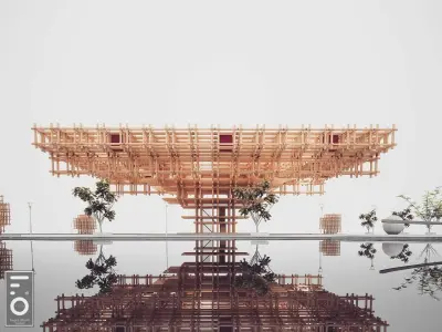 TIMBER STRUCTURE 3D model