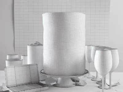 Decorative set  3D model