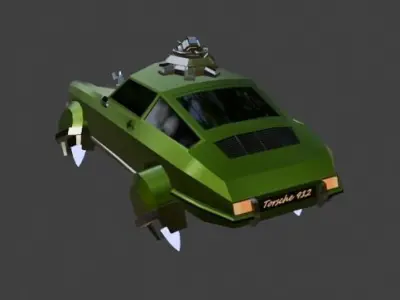Torsche 912 Inspired by the Porsche 911 Series 3D model