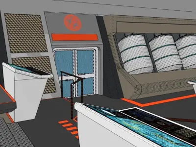 The Orville Engine Room 3D model