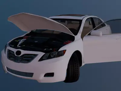 Realistic Toyota Camry 2010 Low-poly 3D model