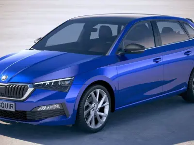 Skoda Scala 2019 3D model