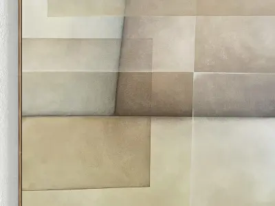 Plaster Two Photo Frame 326 Low-poly 3D model