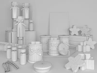Bathroom freshener collection 3D model