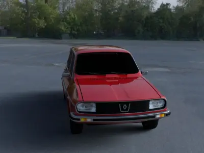 Renault 12 - Dacia 1300 HDRI 3D model